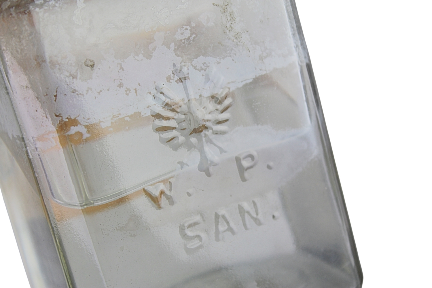 II RP Butelka WP SAN Główna Składnica San. Ammonium Liquidum 1938