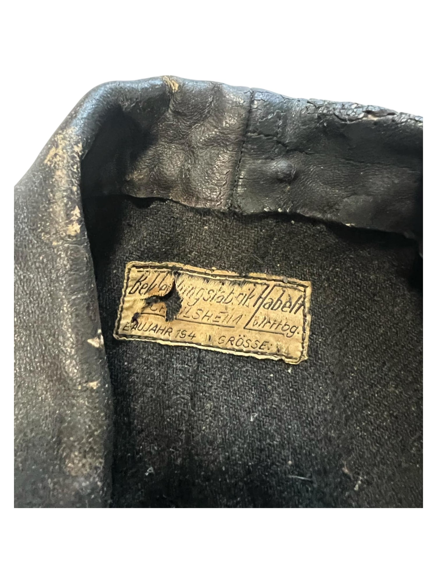 Niemiecki zestaw skórzany jednostek Pancernych