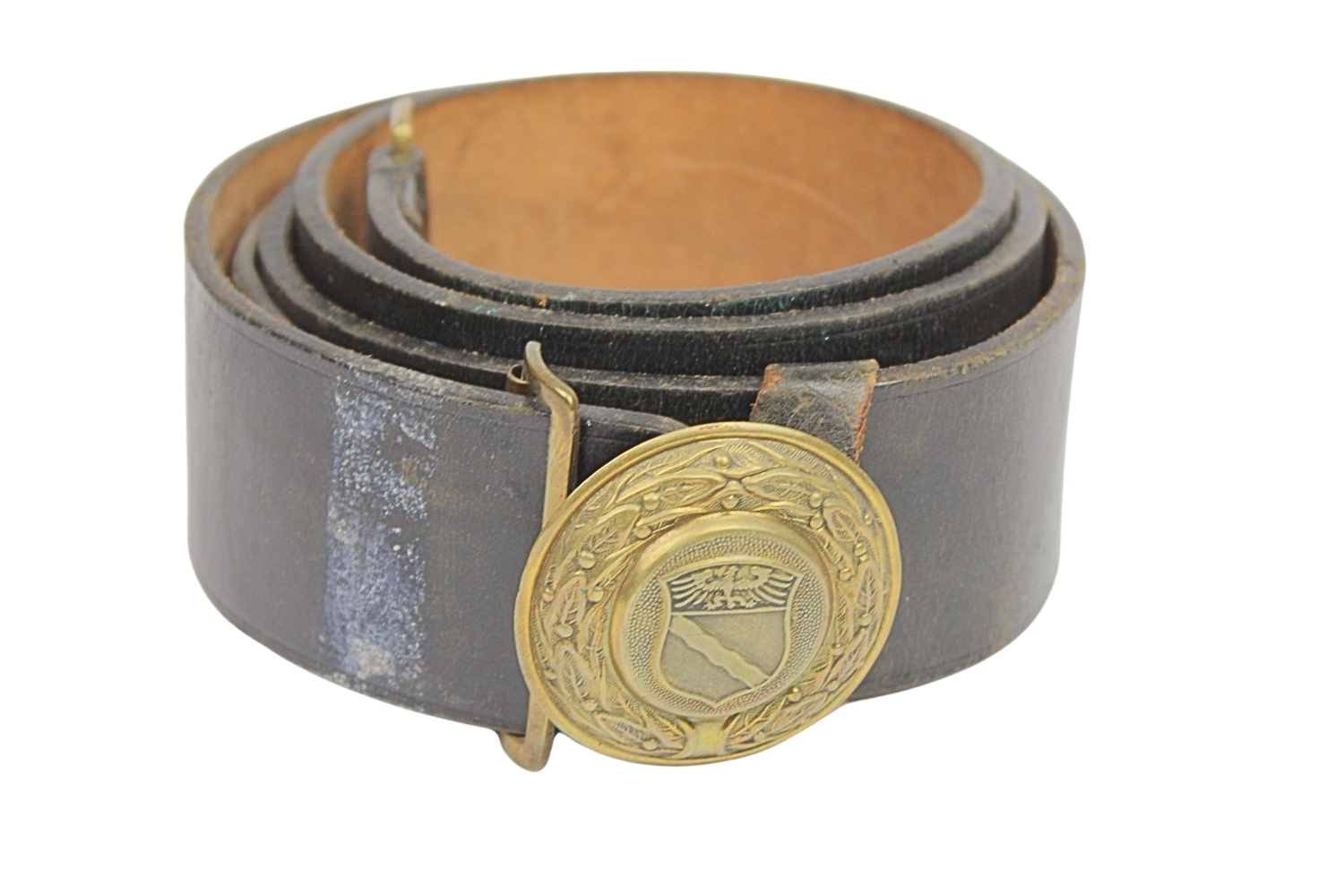 Niemiecki pas oficerski z klamrą landową Nadrenii