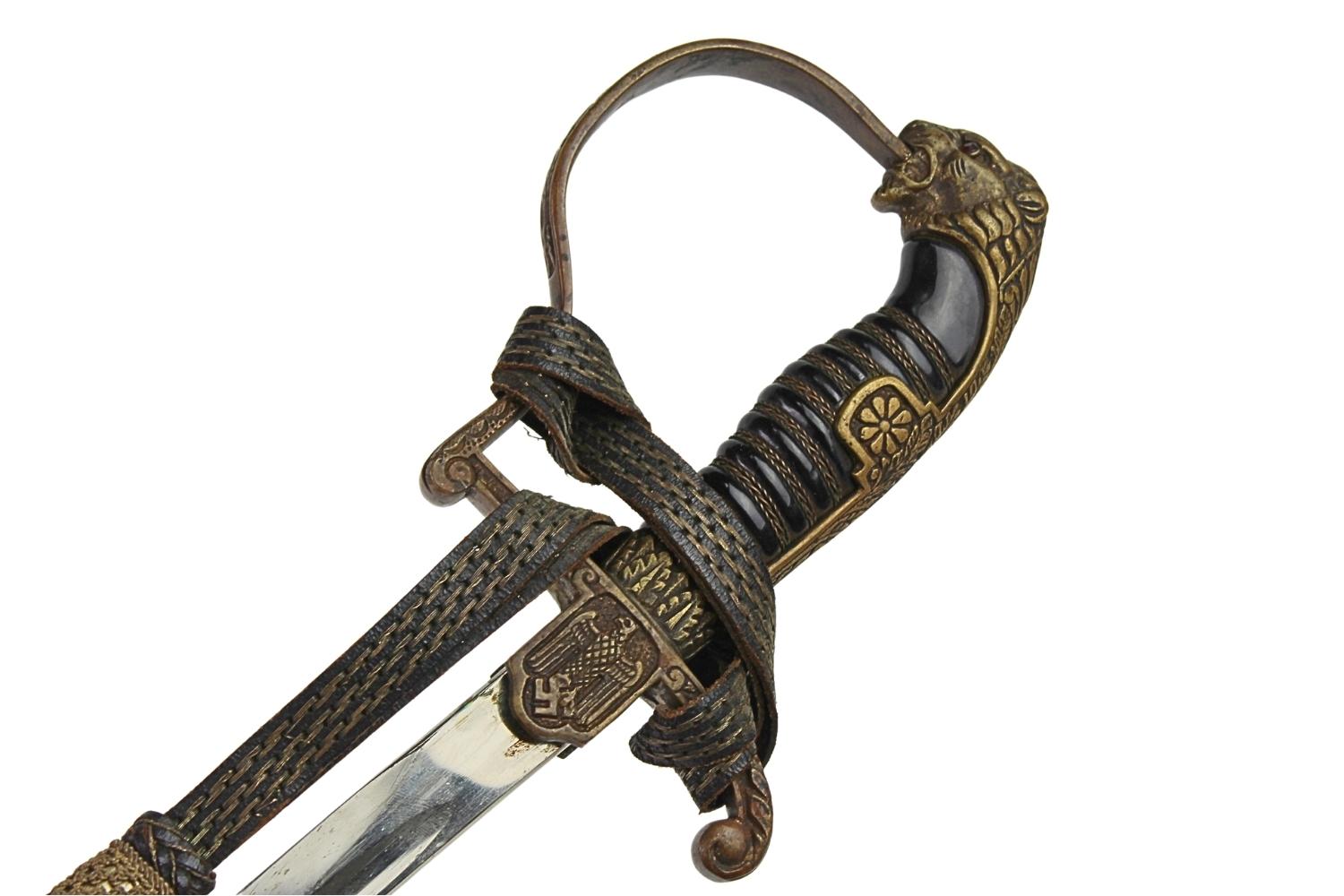 SZABLA OFICERA WEHRMACHTU E. PACK & SOHNE SOLINGEN Z TEMBLAKIEM