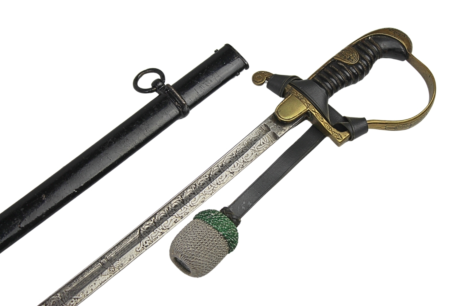 Szabla oficera Wehrmachtu dekor z temblakiem