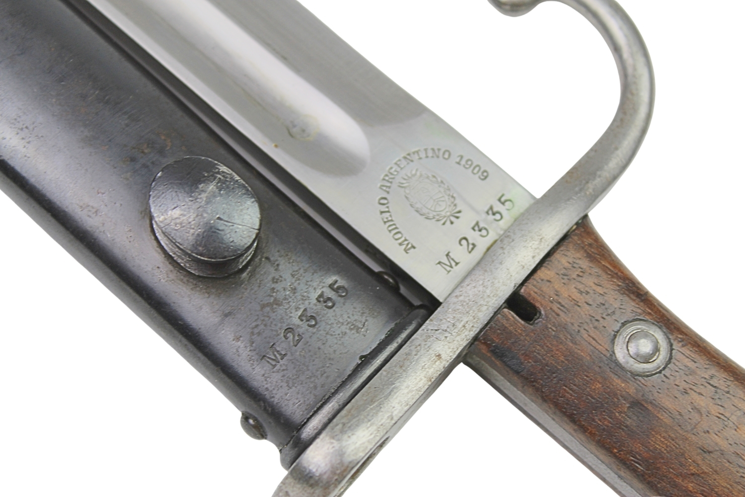 ARGENTYŃSKI BAGNET WZ. 1909 SOLINGEN ZGODNY