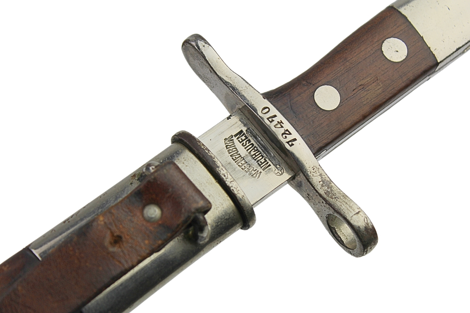 Bagnet Szwajcarski wz.1914 z piłą Waffenfabrik Neuhausen 