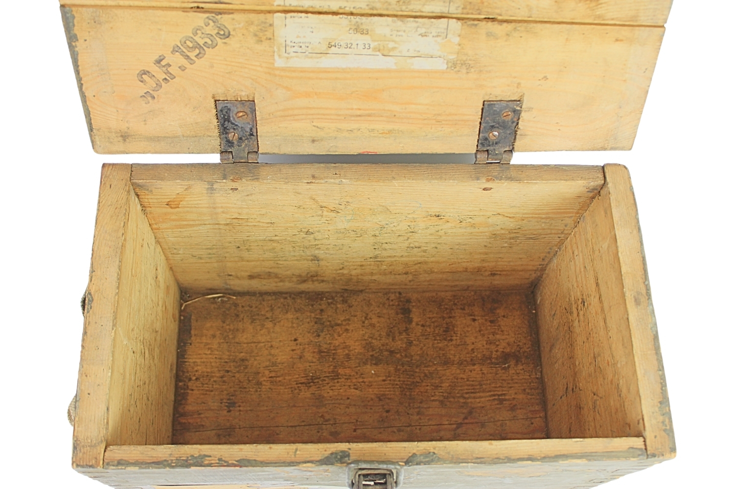 II RP SKRZYNKA NA 1260SZT. AMUNICJI 7,92MM 1933