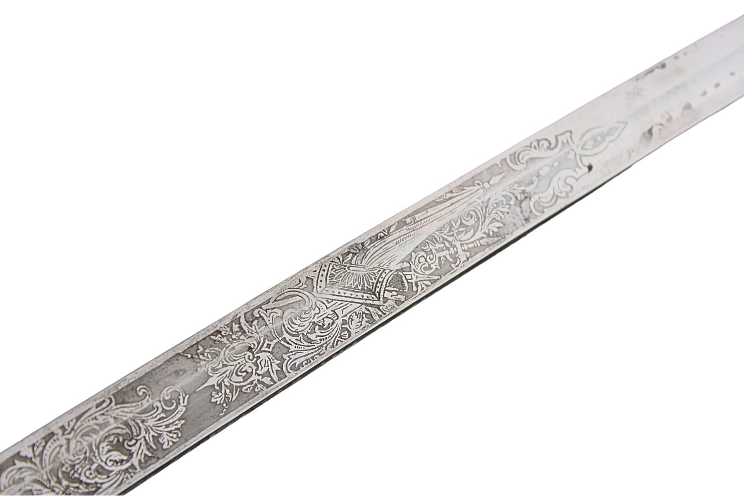 Szabla oficerska Niemcy Dekor