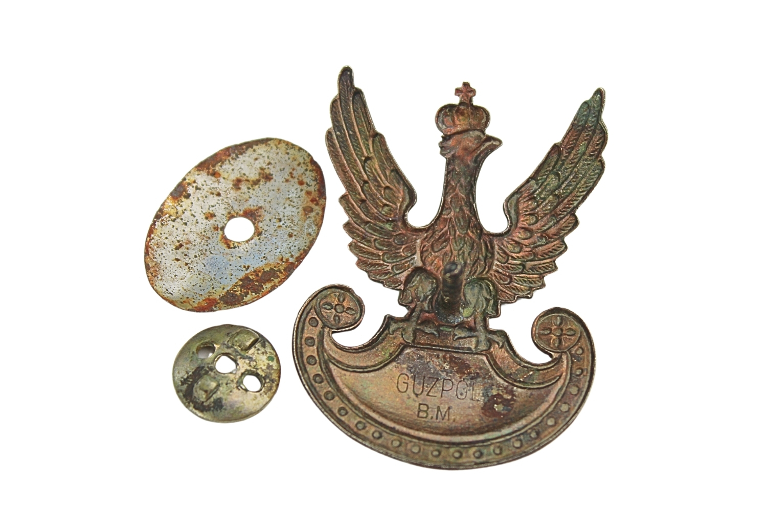 II RP Orzeł wz.19 Guzpol Biały Metal