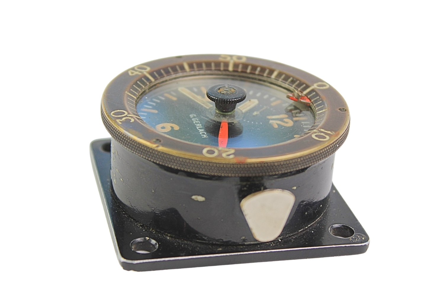 II RP Zegar pokładowy PZL „Łoś” G. Gerlach Warszawa Unikat