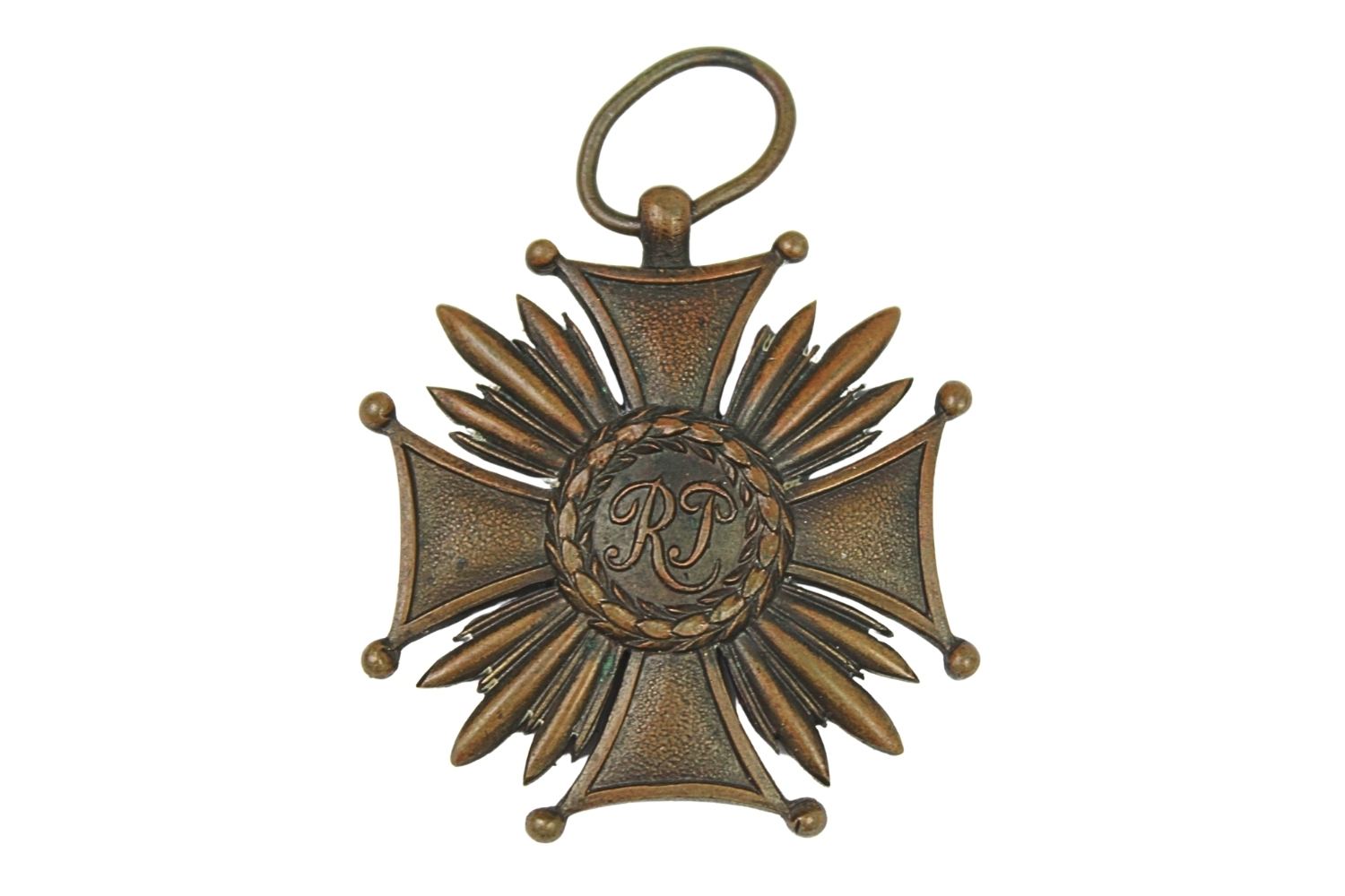 II RP BRĄZOWY KRZYŻ ZASŁUGI RP CIĘTY