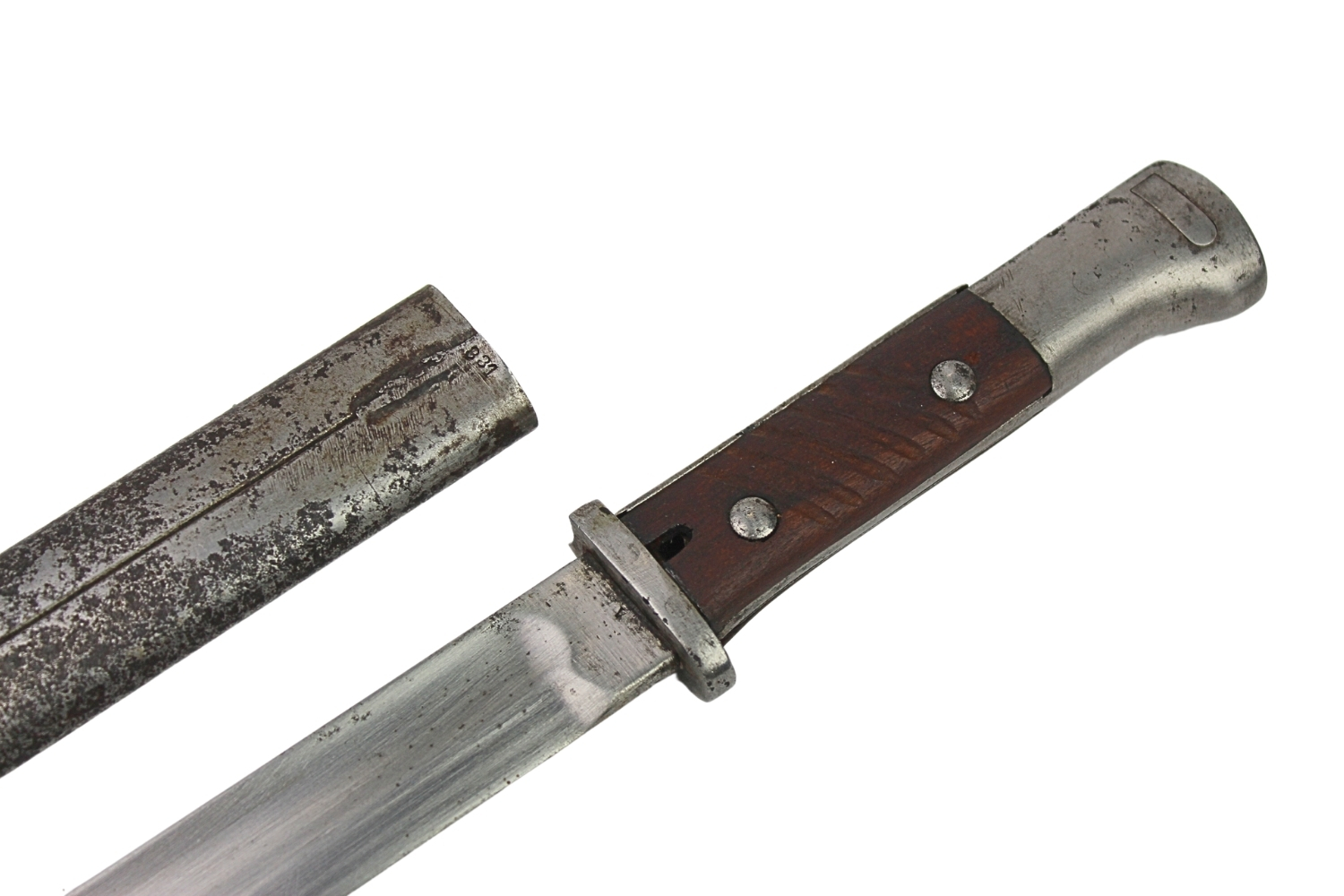 Bagnet niemiecki S14 Samson Werk z pochwą zastępczą