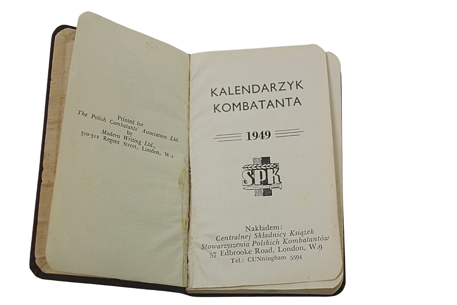 Kalendarzyk kombatanta SPK 1949