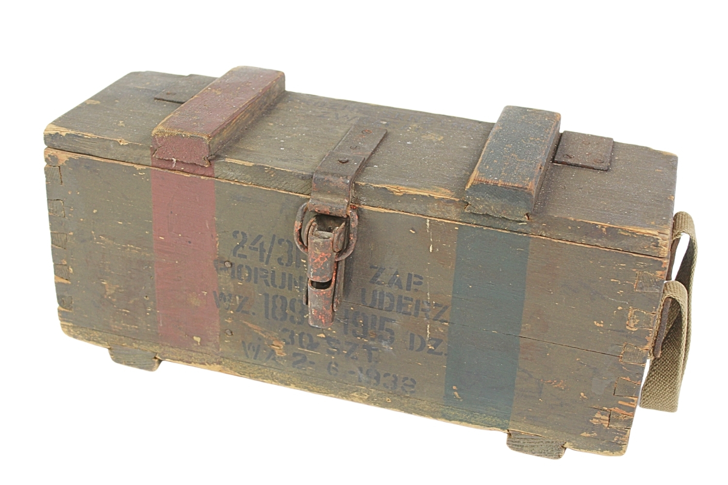 II RP Skrzynka na 30szt. zapalników wz.99/15 W.A.2 1938 W.Borowski 1937