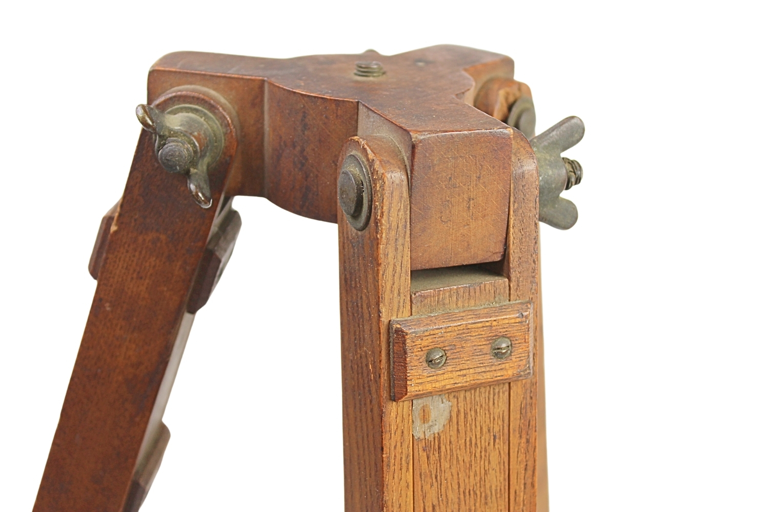 II RP Trójnóg stolika mierniczego artylerii Jan Bujak Lwów UNIKAT