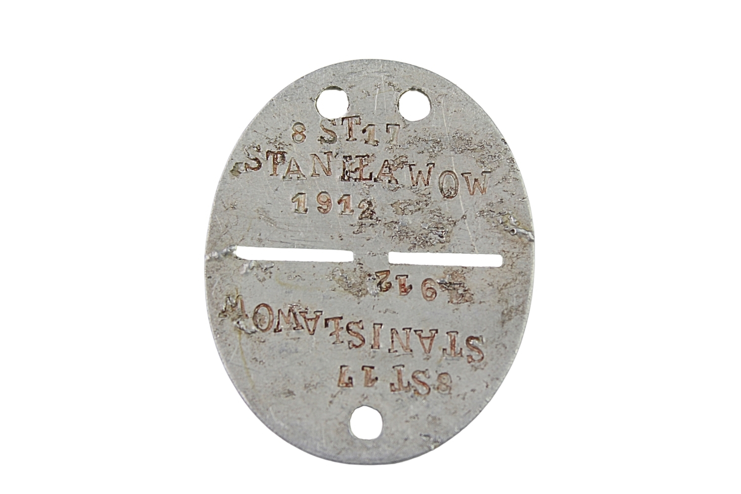 II RP  Nieśmiertelnik Stanisławów 1912