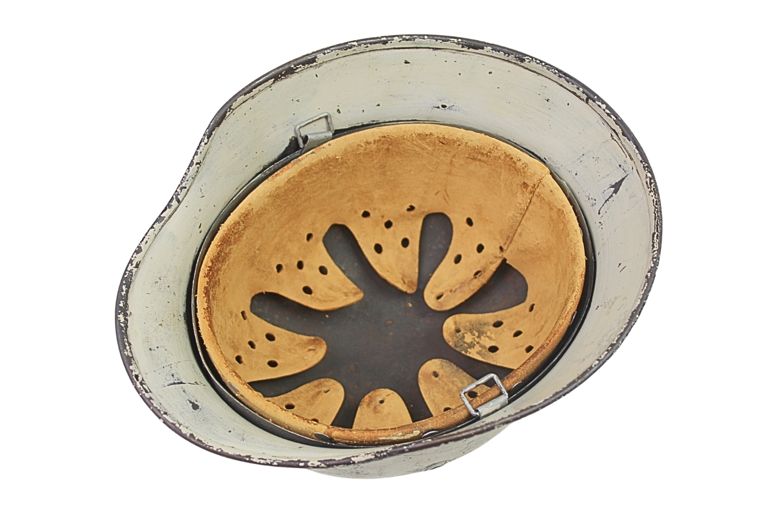 HEŁM M40 SANITARIUSZ SS w kamuflażu zimowym