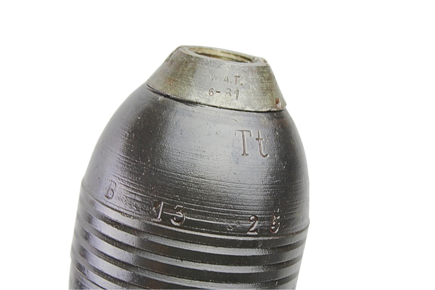 II RP Skrzynka z trzema granatami Stockes-Brandt 81mm wz.31 UNIKAT 