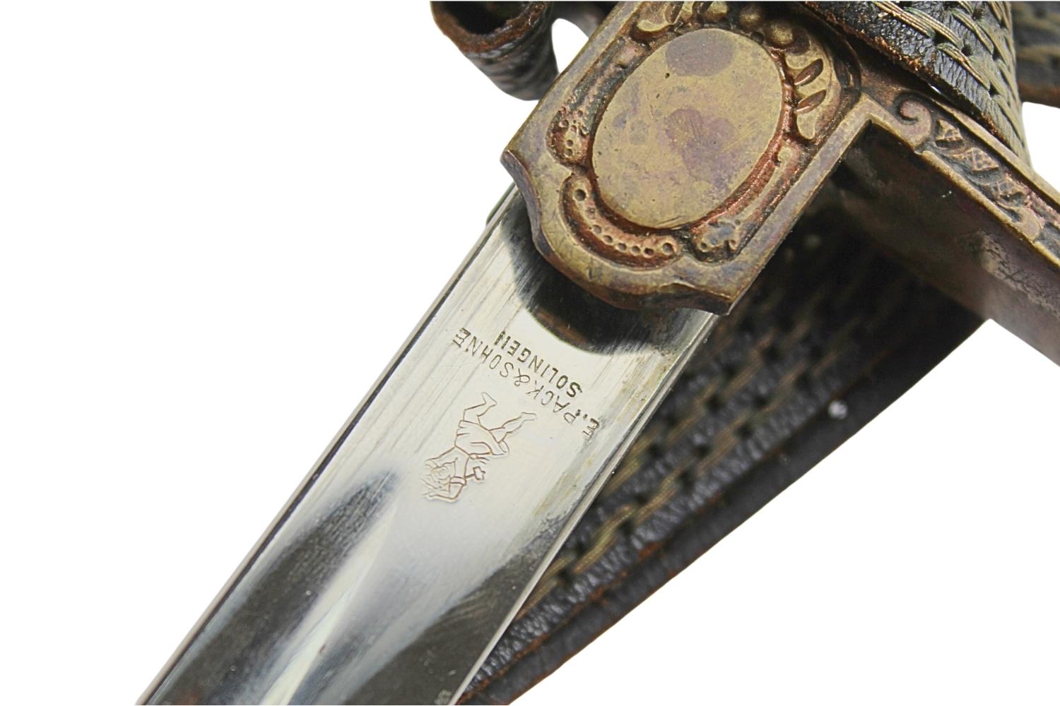 SZABLA OFICERA WEHRMACHTU E. PACK & SOHNE SOLINGEN Z TEMBLAKIEM