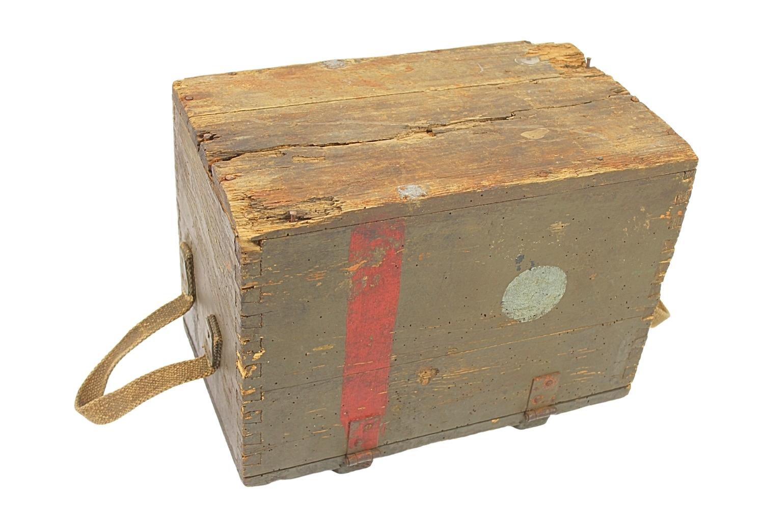 II RP Skrzynka na 1260szt. Amunicji 7,92mm Ślepych 