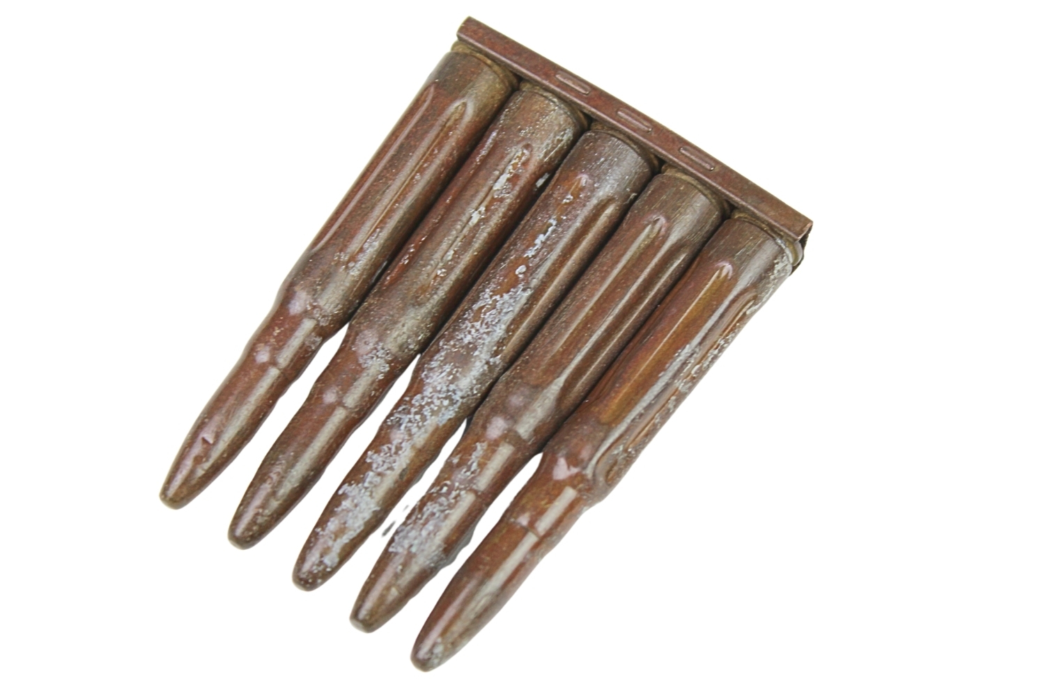 Niemieckie ćwiczebne naboje kb. mauser z ładownikiem