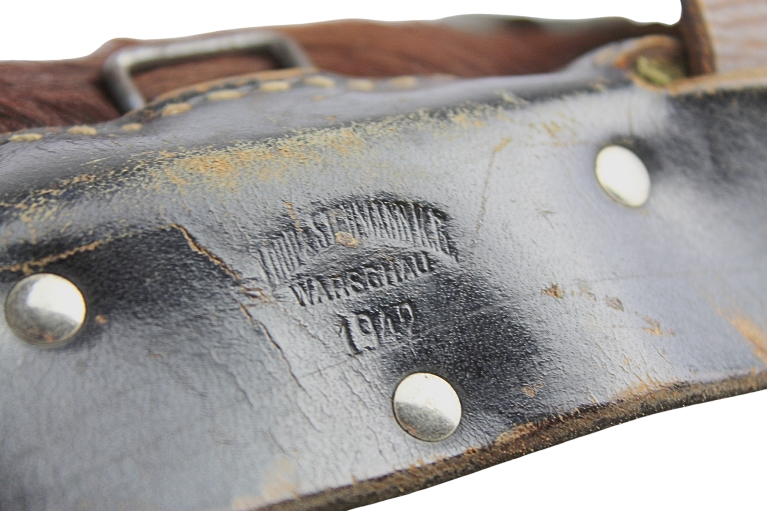 Plecak niemiecki Sierściuch Warszawa 1942