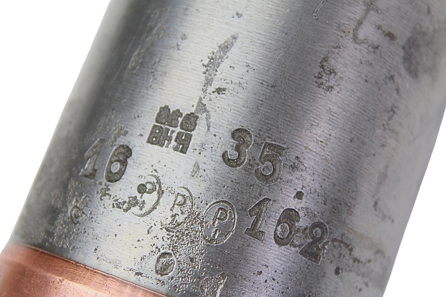 II RP Granat Pancerny wz.1910 Huta Baildon 1935 Skorupa Dekoracyjna Rzadkość