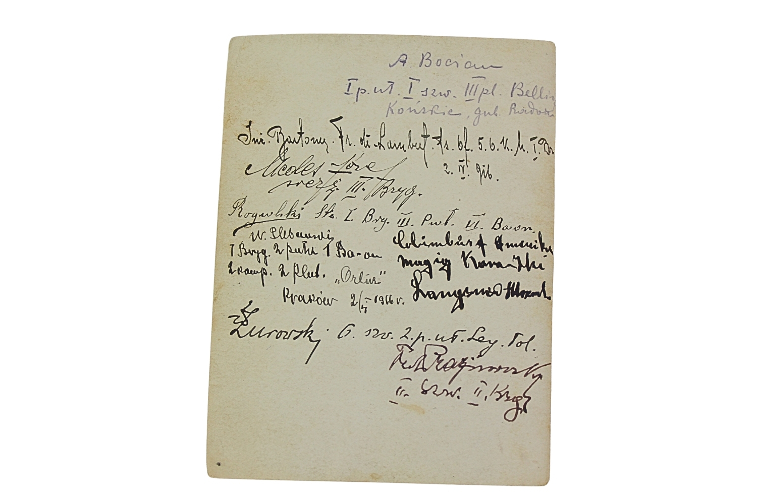 Zdjęcie kawaleria 1,2 pułk ułanów 1916 opis 