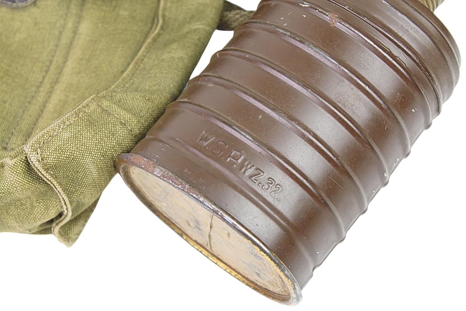 II RP Maska wz.32 z Torbą Sanok 1934