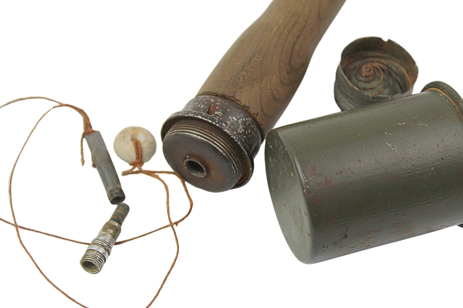 Granat niemiecki M24 Stielhandgranate brb 1942 skorupa dekoracyjna