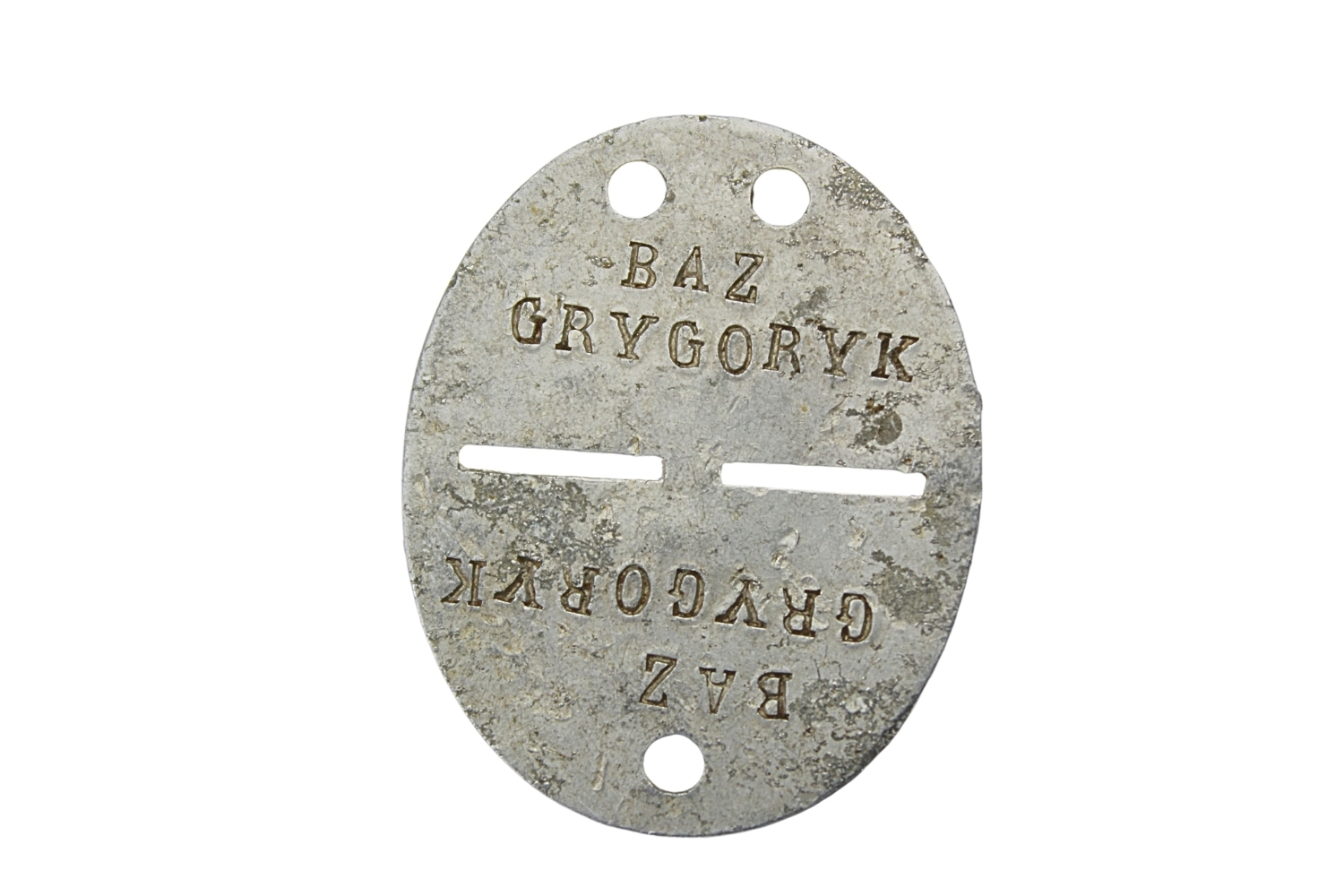 II RP Nieśmiertelnik Bazyli Grygoryk 1911Brześć nad Bugiem