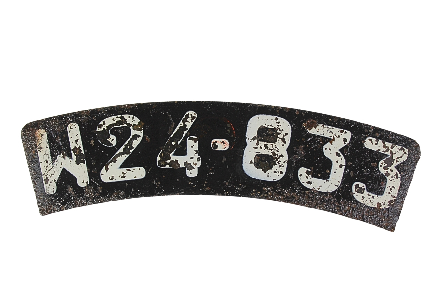 II RP TABLICA REJESTRACYJNA MOTOCYKLA WOJSKOWEGO