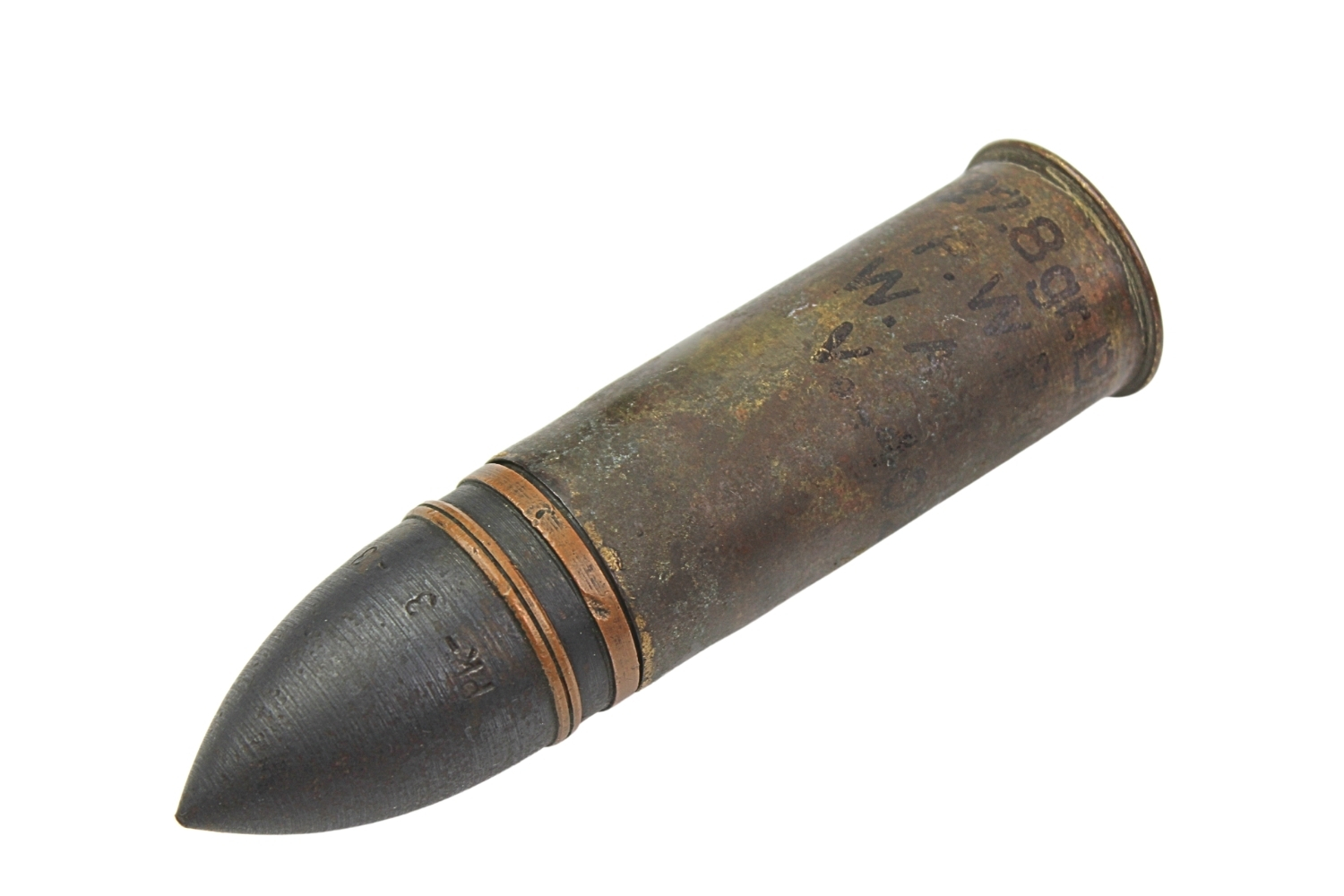 II RP Armata Puteaux 37mm SA 18 Z.A. „Pocisk” S.A. 1938 RZADKOŚĆ