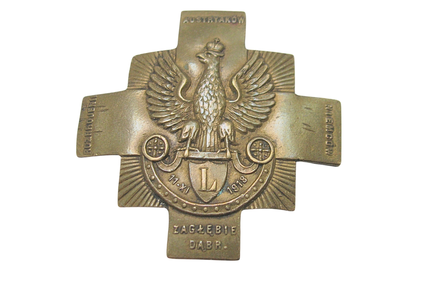 II RP Odznaka Za Rozbrojenie i Wypędzenie Niemców z Warszawy 1918