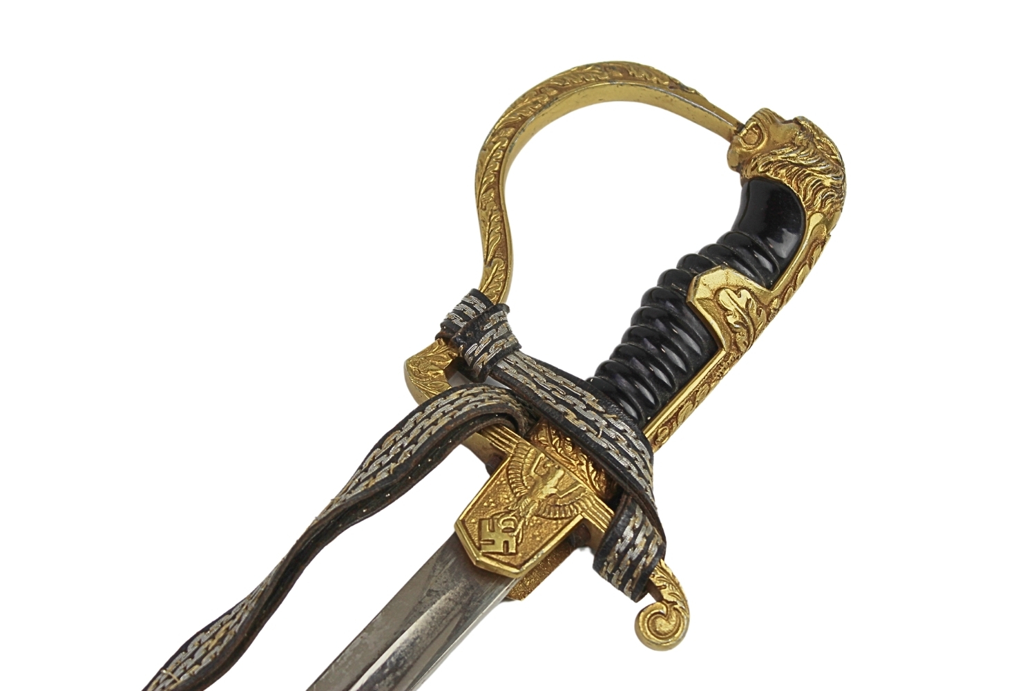 Szabla oficera Wehrmachtu z temblakiem