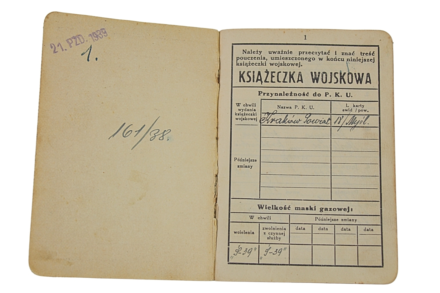 II RP KSIĄŻECZKA WOJSKOWA 5 DYWIZJON ARTYLERI PLOT.