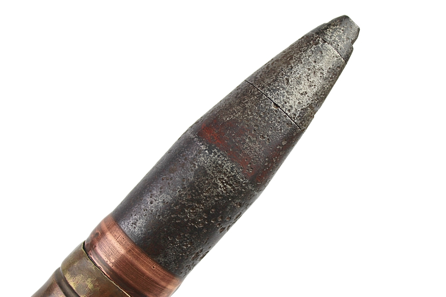 II RP Nabój testowy Bofors 40mm wz.36 Bateria Laskowskiego Hel skorupa dekoracyjna