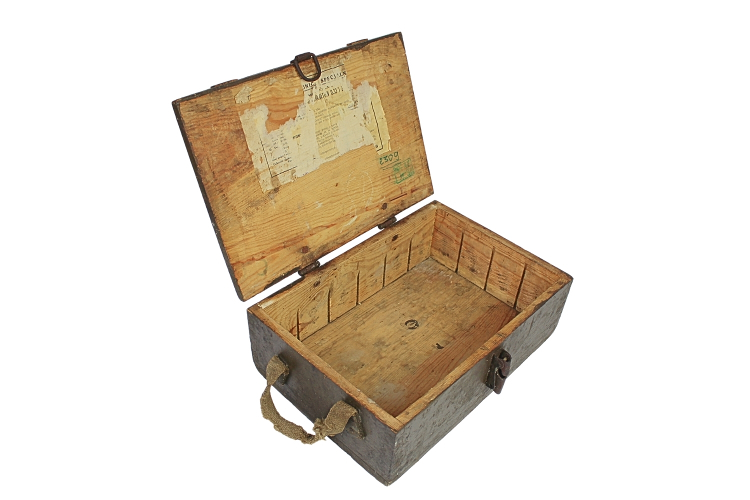 II RP Skrzynka na granaty obronne i zaczepne wz.33 1938 Fort Bema 