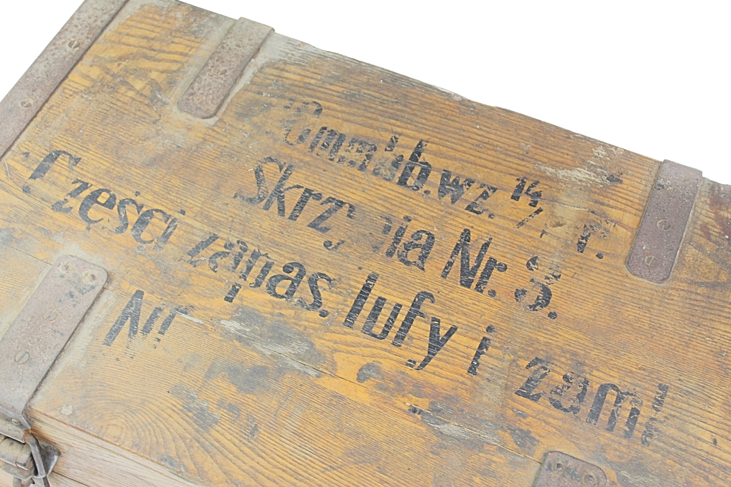 II RP Skrzynia Haubica 100mm wz.14/19 P. Części zapasowe lufy i zamka 1938