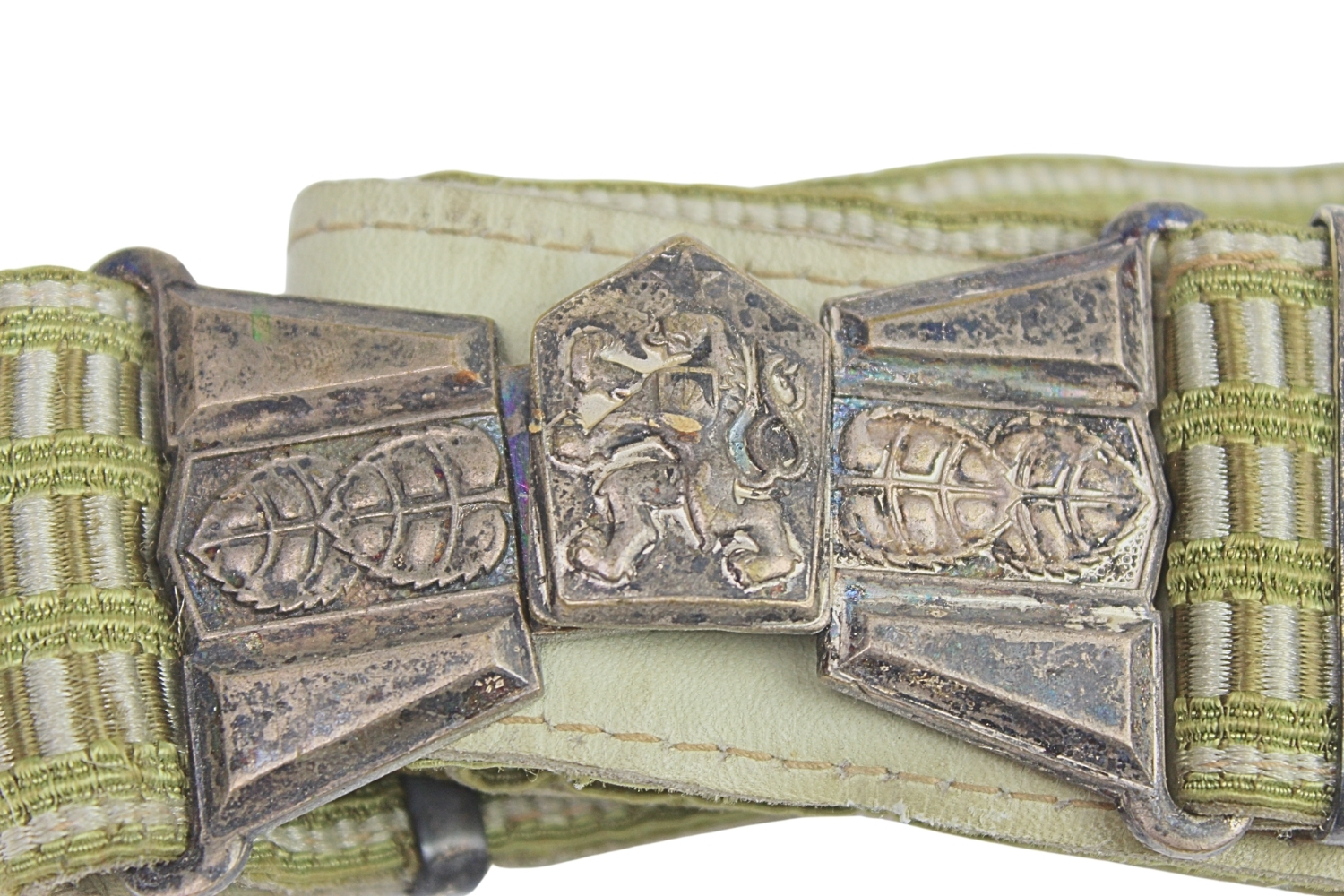 Pas oficerski z klamrą Czechosłowacja