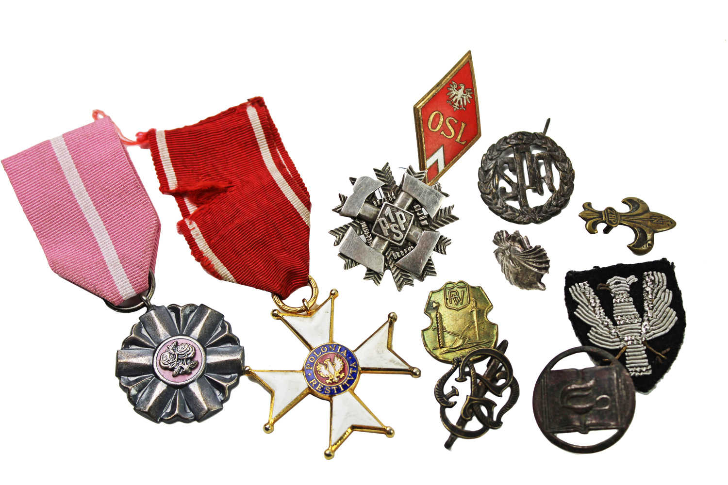 Zestaw odznaczeń 