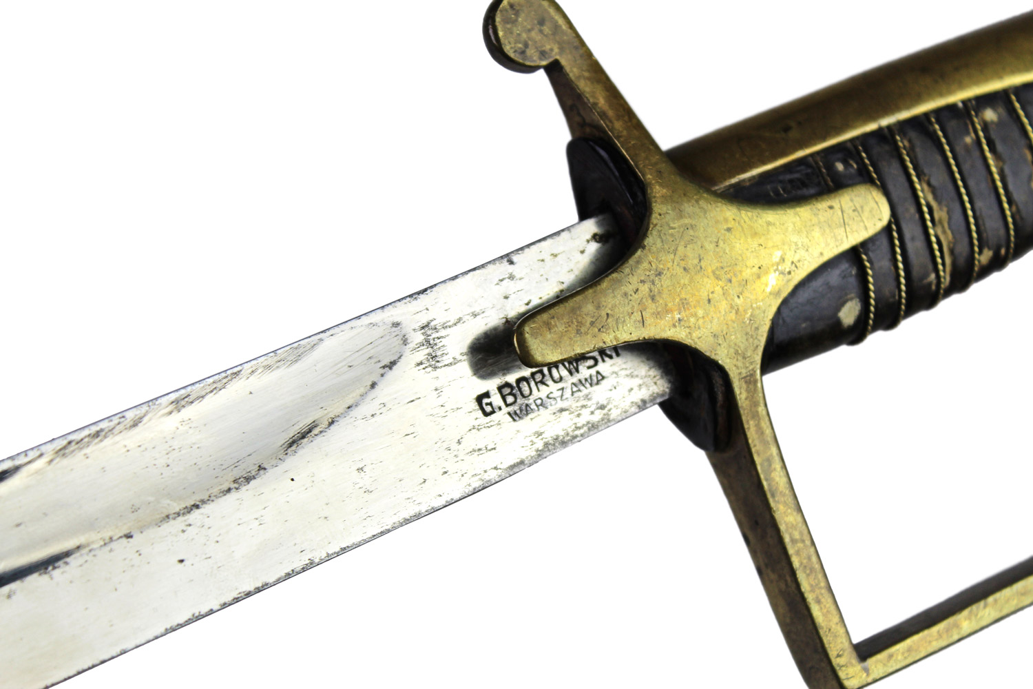 II RP Szabla oficerska wz.21 22 G. Borowski Warszawa z żabką