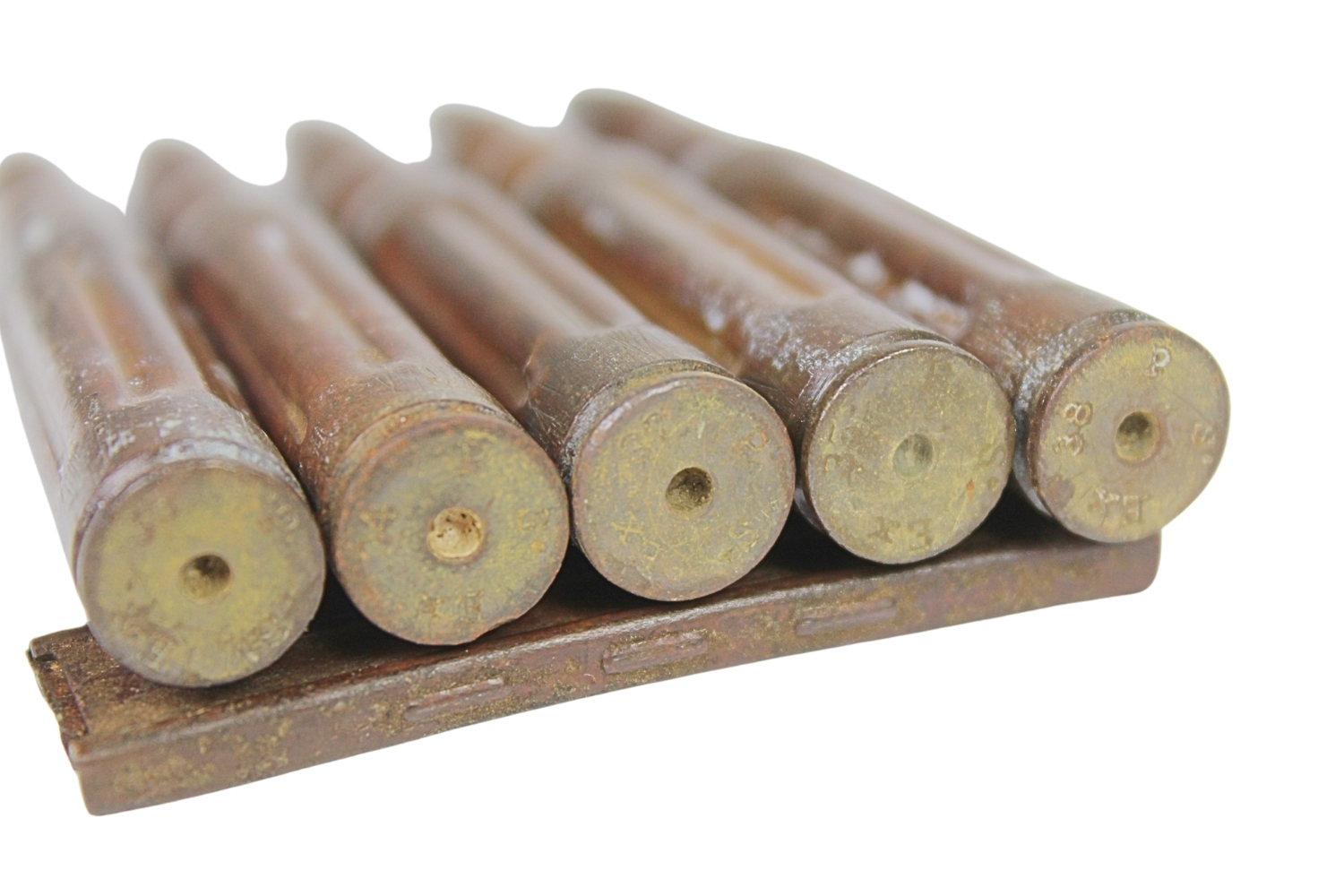 Niemieckie ćwiczebne naboje kb. mauser z ładownikiem