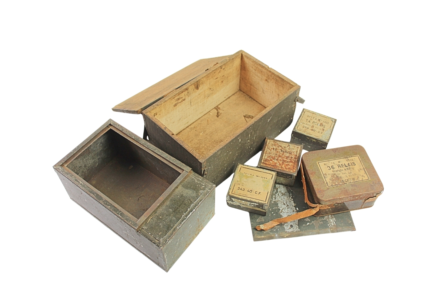 Skrzynka z konserwą na ładunki do moździerza Stockes Brandt 81mm