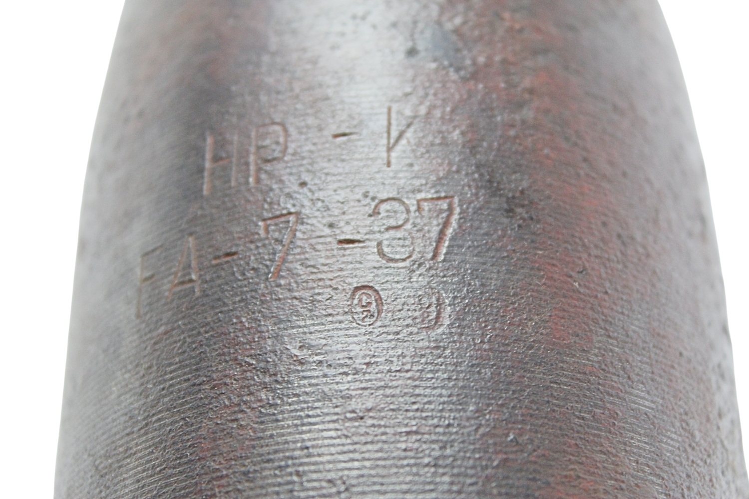 II RP B. Lotnicza 12kg PuW wz.27 H.P.  F.A. 1937 Rzadkość skorupa dekoracyjna