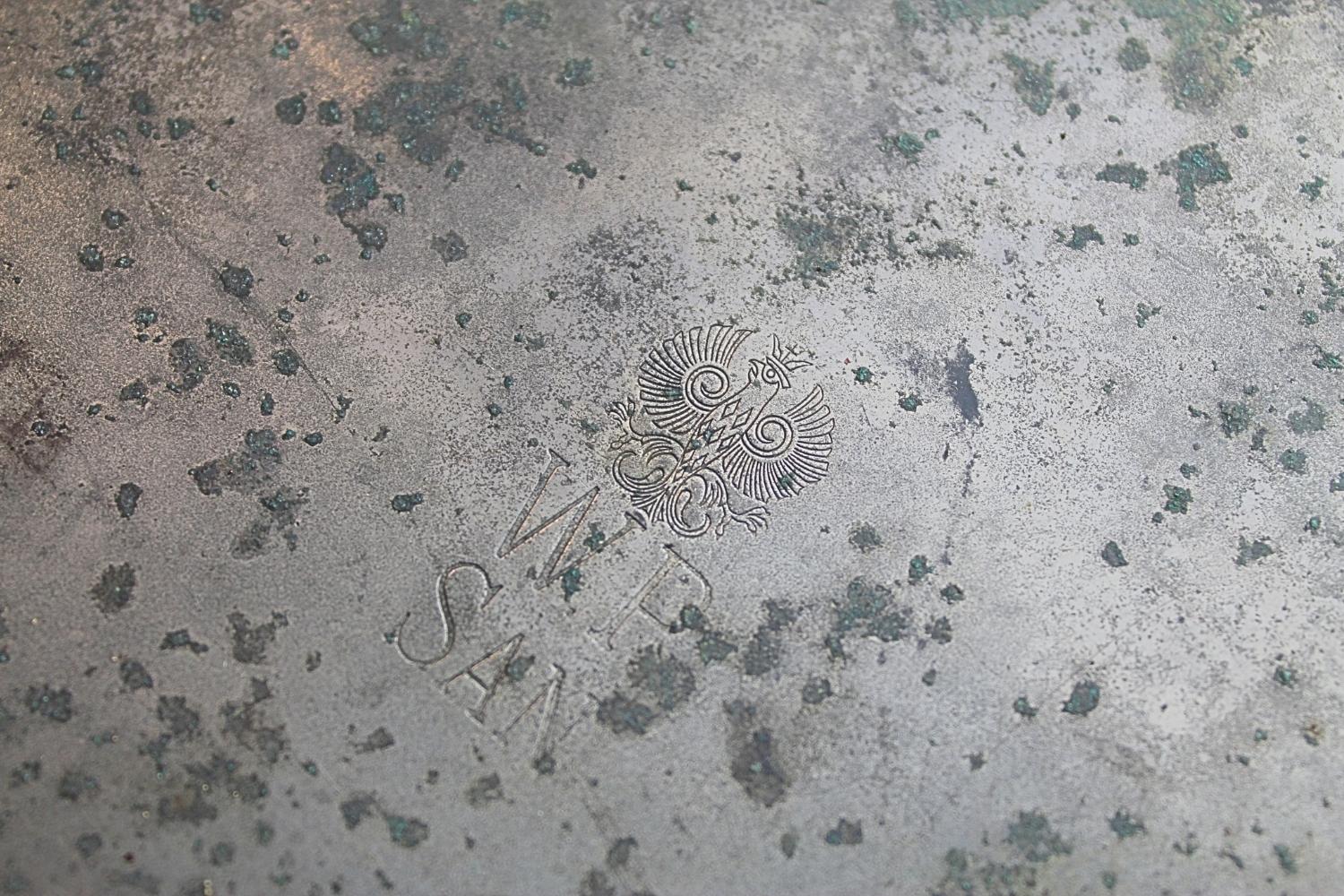 II RP Sterylizator Pojemnik z narzędziami WP SAN A. Mann Warszawa duży