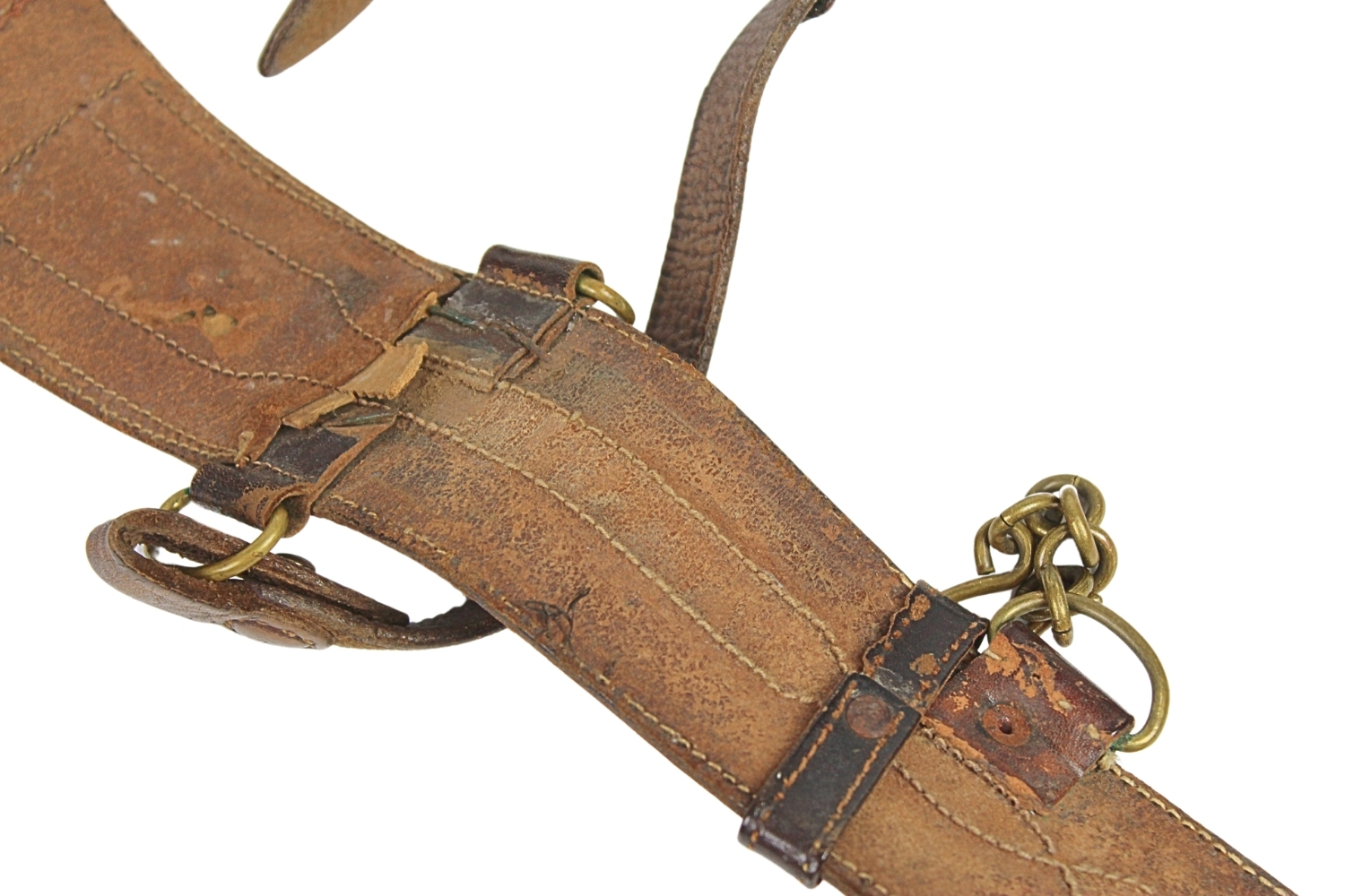 II RP Pas oficerski wz.24 z koalicyjką