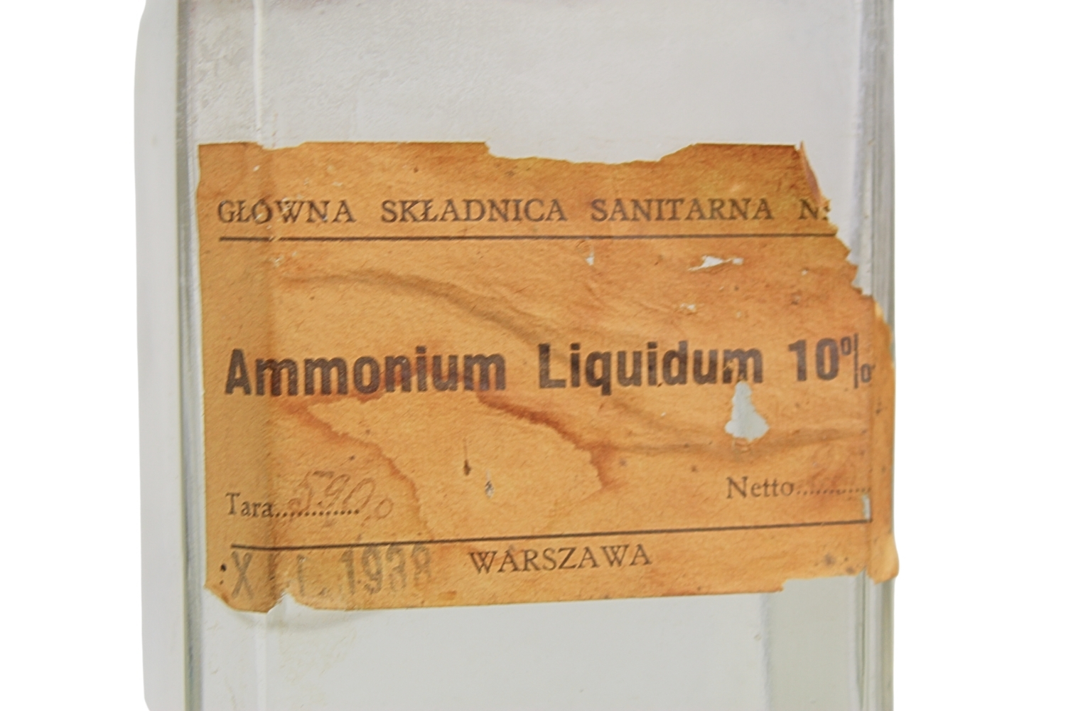II RP Butelka WP SAN Główna Składnica Sanitarna 1938 500ml