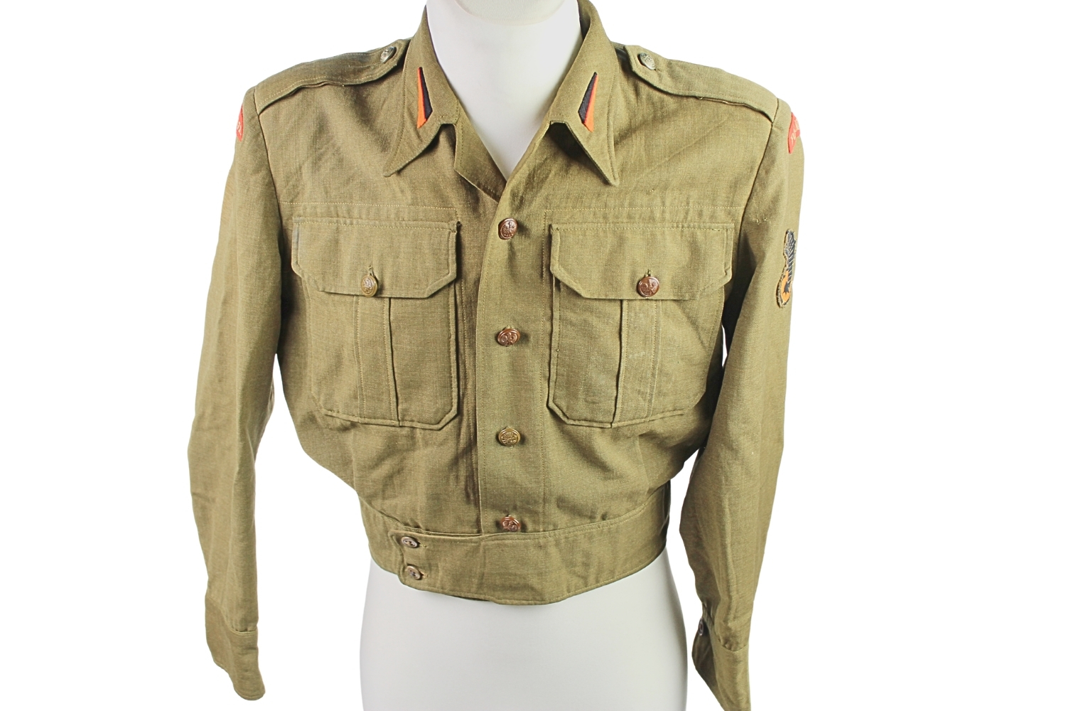 PSZnZ WCZESNA BLUZA BATTLEDRESS DENIM 1. PUŁK PANCERNY 1. DYWIZJA PANCERNA