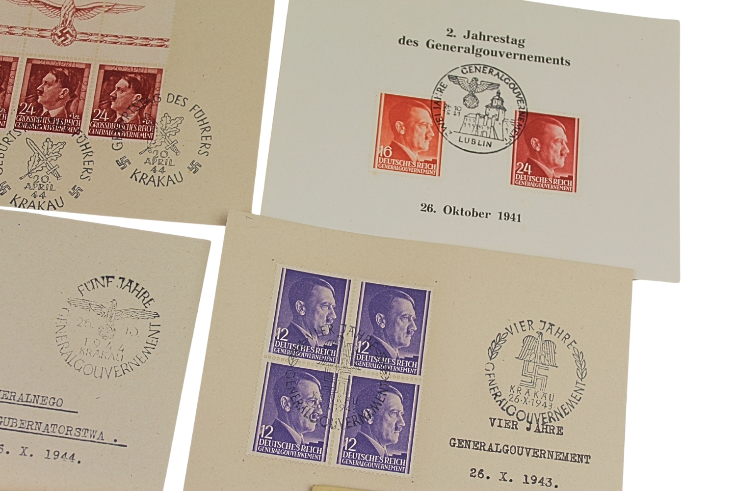 ZESTAW ZNACZKÓW GENERALNE GUBERNATORSTWO