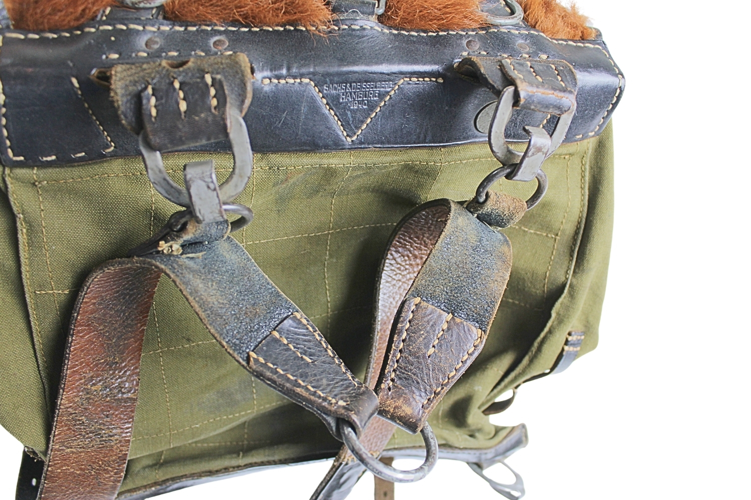 Plecak sierściuch Sachs&Deisselberg Hamburg 1940