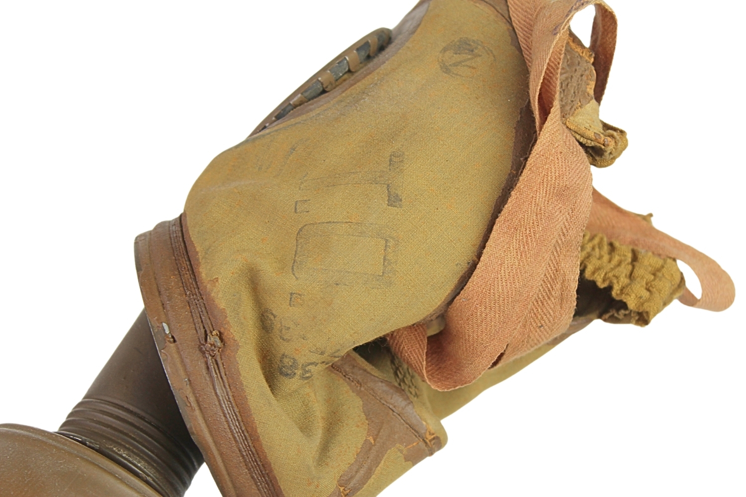 Francuska maska gazowa C.P. 1939-C z puszką 