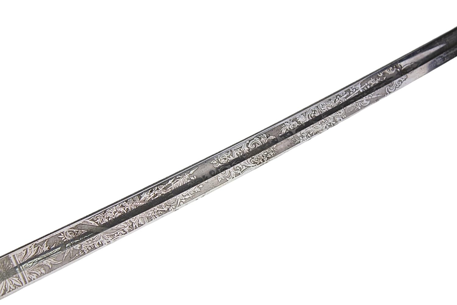 Szabla oficerska Niemcy Dekor